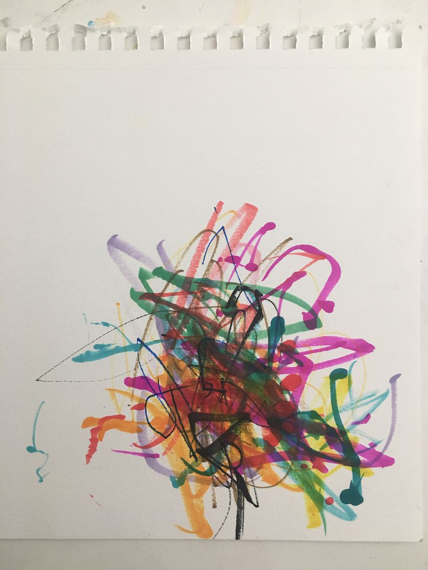 Artist Dad Uses Sons' Random Scribbles And Forms Them Into Amazing Personalized And Innovative Works Of Art! Artist Dad Uses Sons' Random Scribbles And Forms Them Into Amazing Personalized And Innovative Works Of Art!