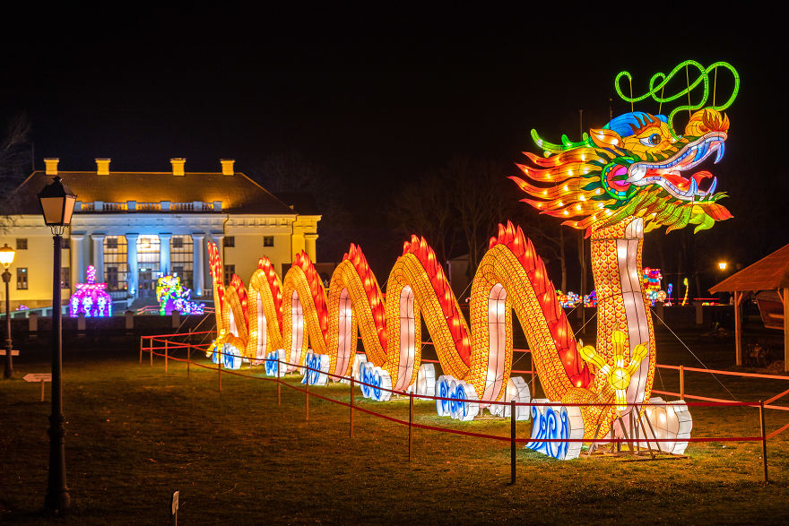 Magical Chinese Lanterns Brighten Up An Old Lithuanian Manor Lands Magical Chinese Lanterns Brighten Up An Old Lithuanian Manor Lands