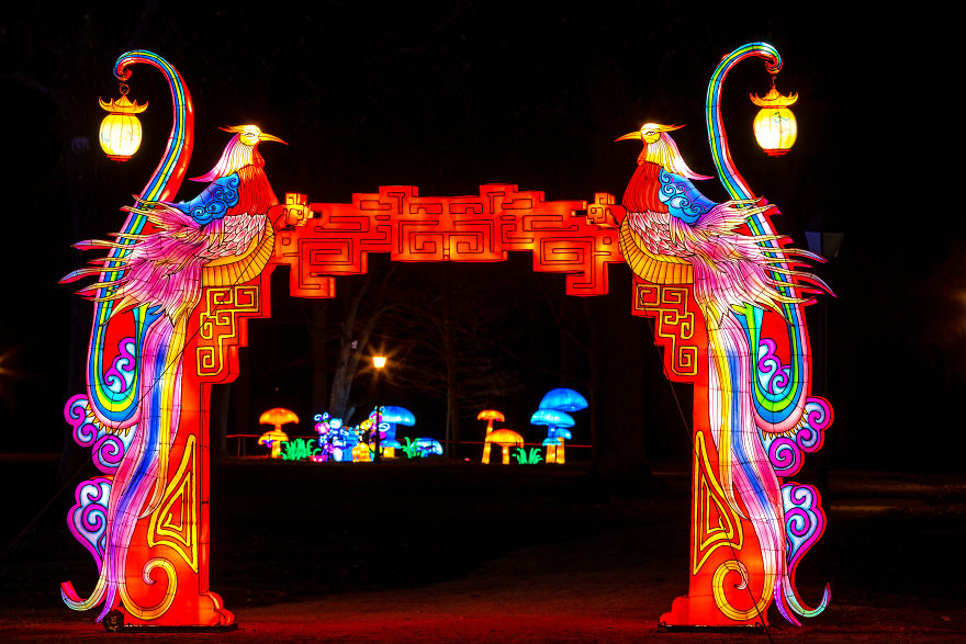 Magical Chinese Lanterns Brighten Up An Old Lithuanian Manor Lands Magical Chinese Lanterns Brighten Up An Old Lithuanian Manor Lands