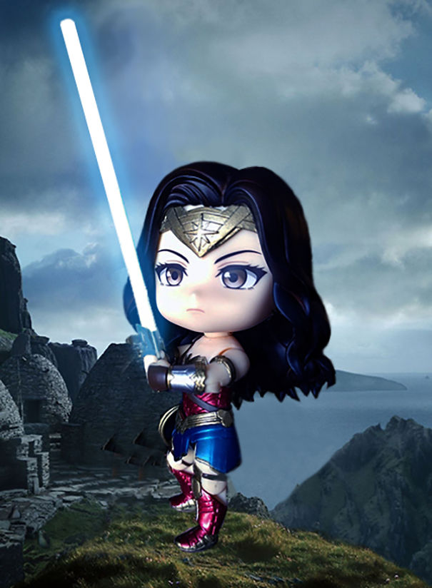 I Fell In Love In This Wonder Woman Figurine And Had Been Geeking Out Photoshoping Her Into Funny Images I Fell In Love In This Wonder Woman Figurine And Had Been Geeking Out Photoshoping Her Into Funny Images