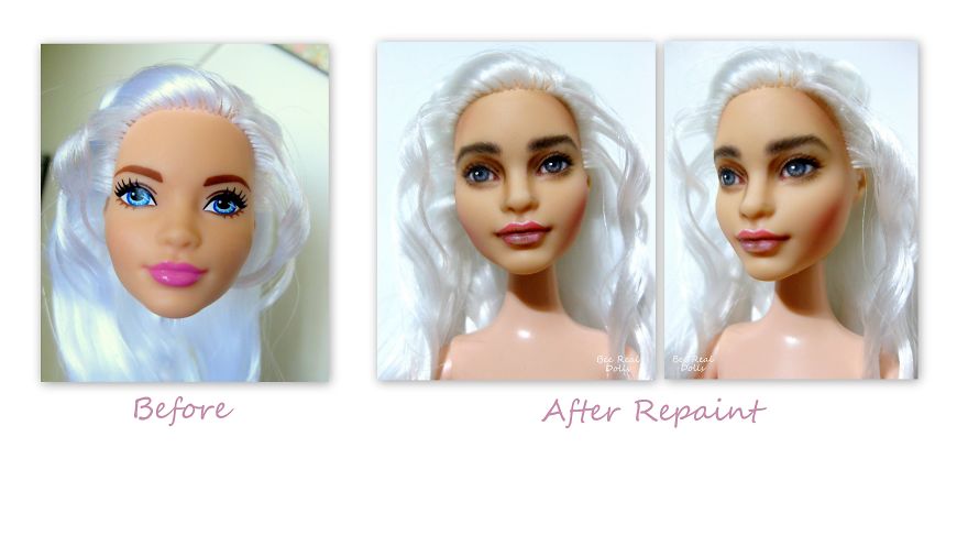 I Personalize, Re-Sculpt And Recycle Pre-Loved Dolls Into Famous People