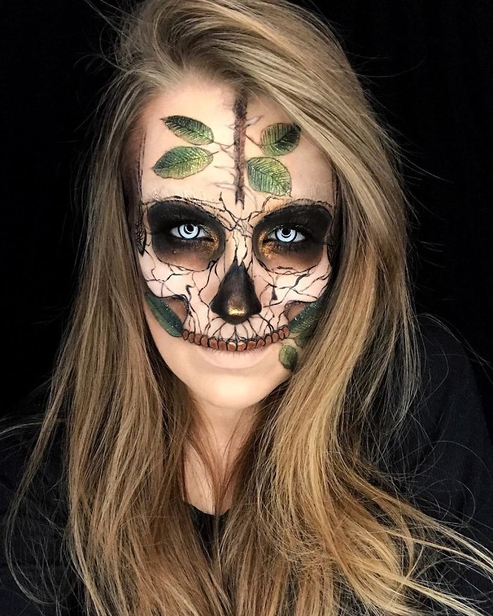 My Face And Body Are The Canvas On Which I Create Unique And Sometimes Scary Illusions Using Makeup (18 Pics)