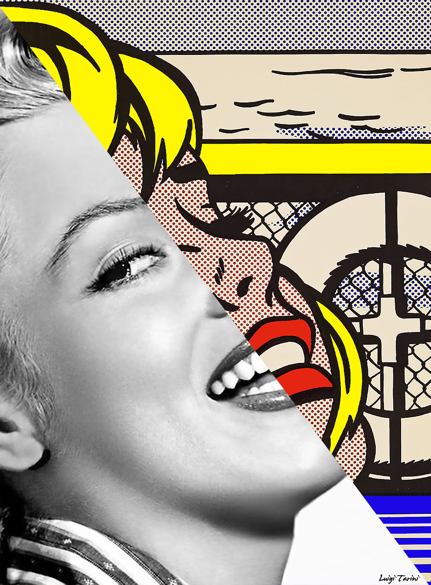 Roy Lichtenstein's "Shipboard Girl" & Marylin Monroe