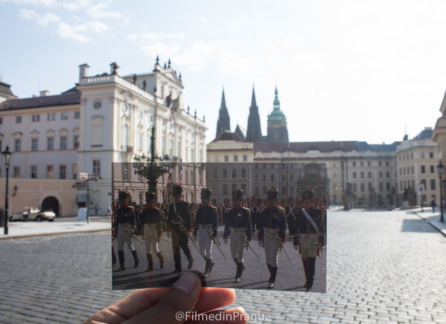 Movies Shot In Prague And Actual Places Are In One Frame