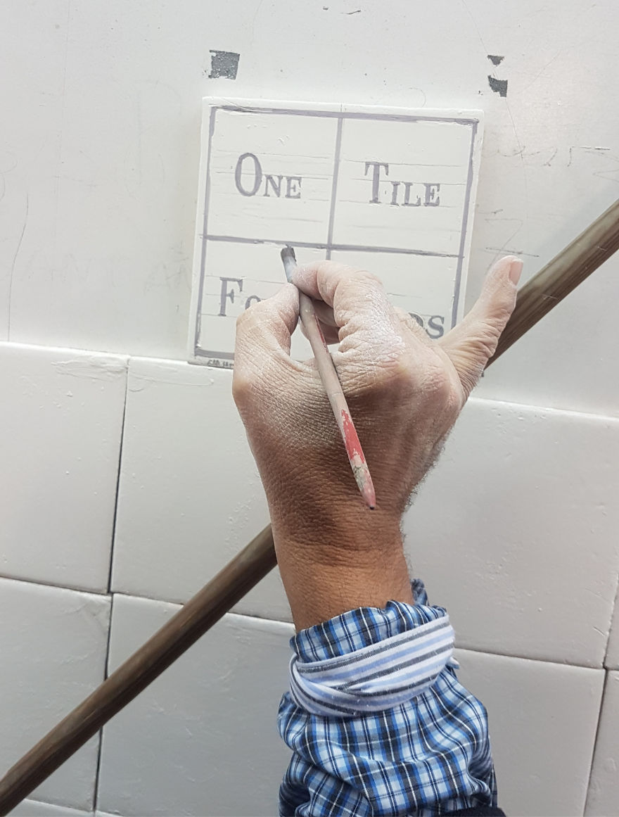 One Tile. Four Words.