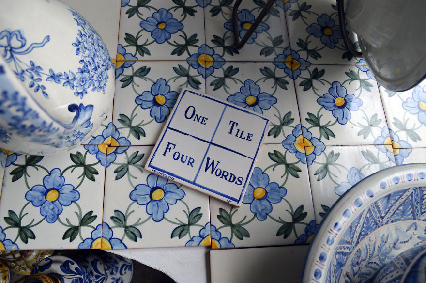 One Tile. Four Words.