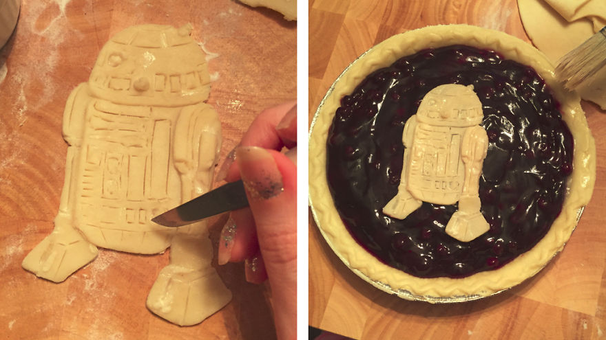 Star Wars R2d2 Holiday Pie