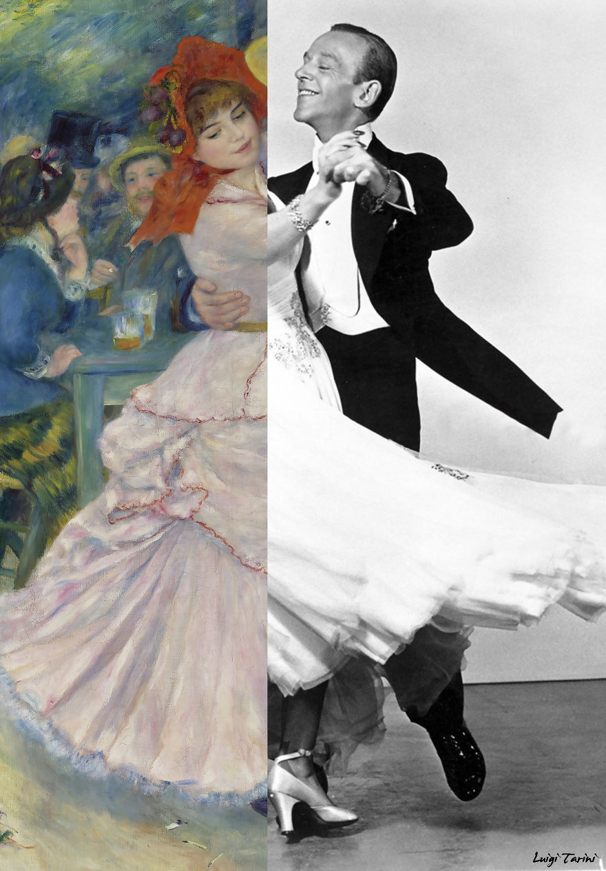 Renoir's "Dance At Bougival" & Fred Astaire (With Ginger Rogers)