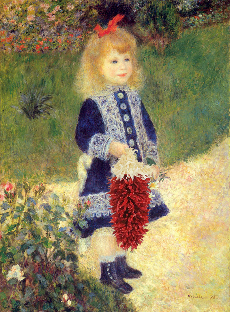 Renoir - Girl With Red Ristra