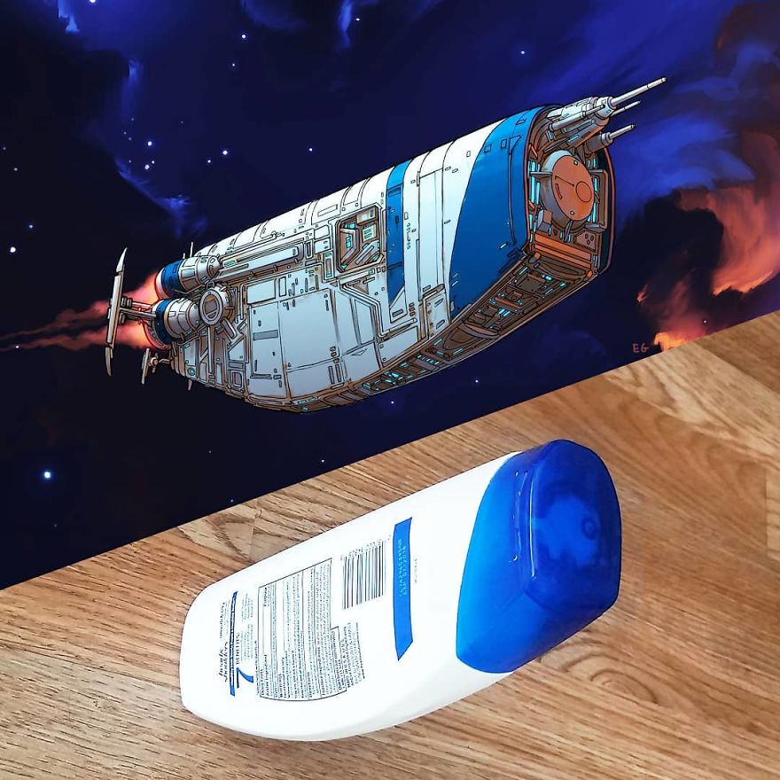 This Artist Makes Spaceships Inspired By Domestic Objects