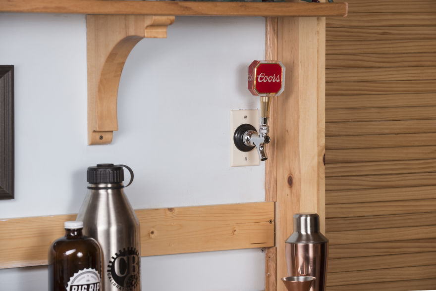 Turn Your Lights On With A Beer Tap? Yes!!