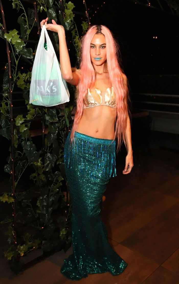 Alexa As A Mermaid With Plastic