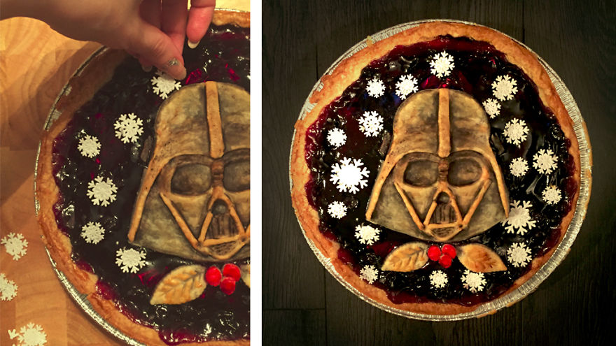 Star Wars Darth Vader Holiday Pie