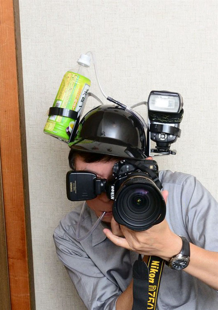 Photographer Uses Beer Helmets For His Flashes, Proves Japanese People Are Not Like The Others
