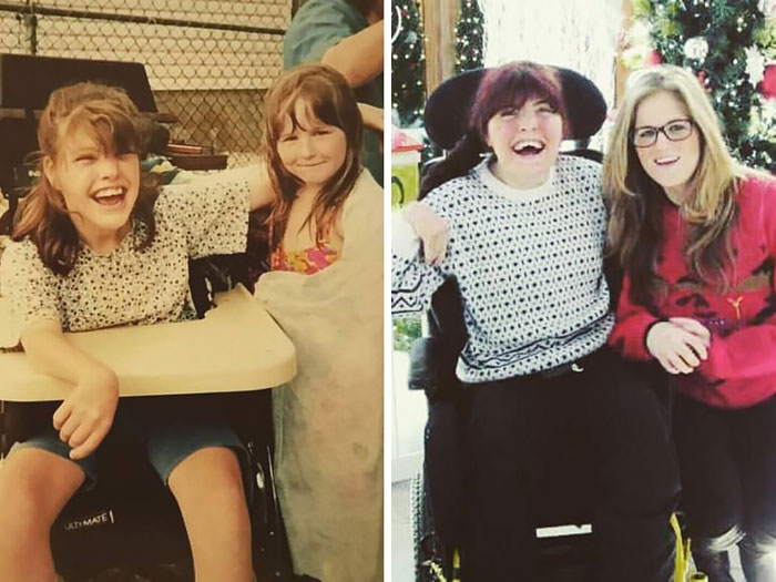Sisters Then And Now, Photos 20 Years Apart