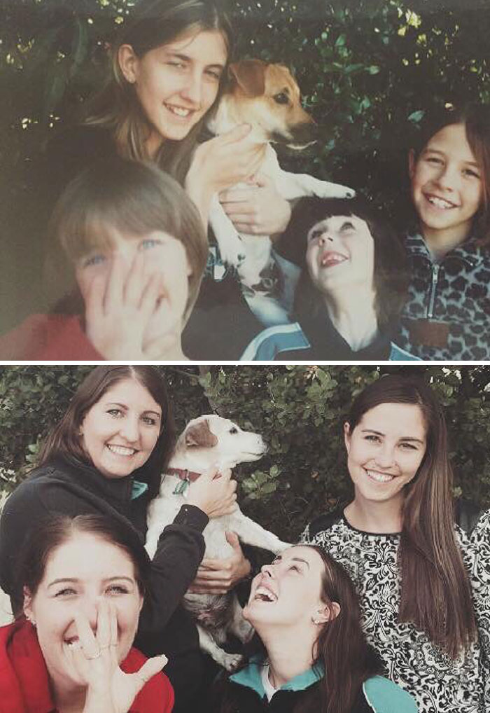 We Had To Put My Dog Of 16 Years Down Yesterday, But Before We Did We Recreated Our Favourite Photo With Him