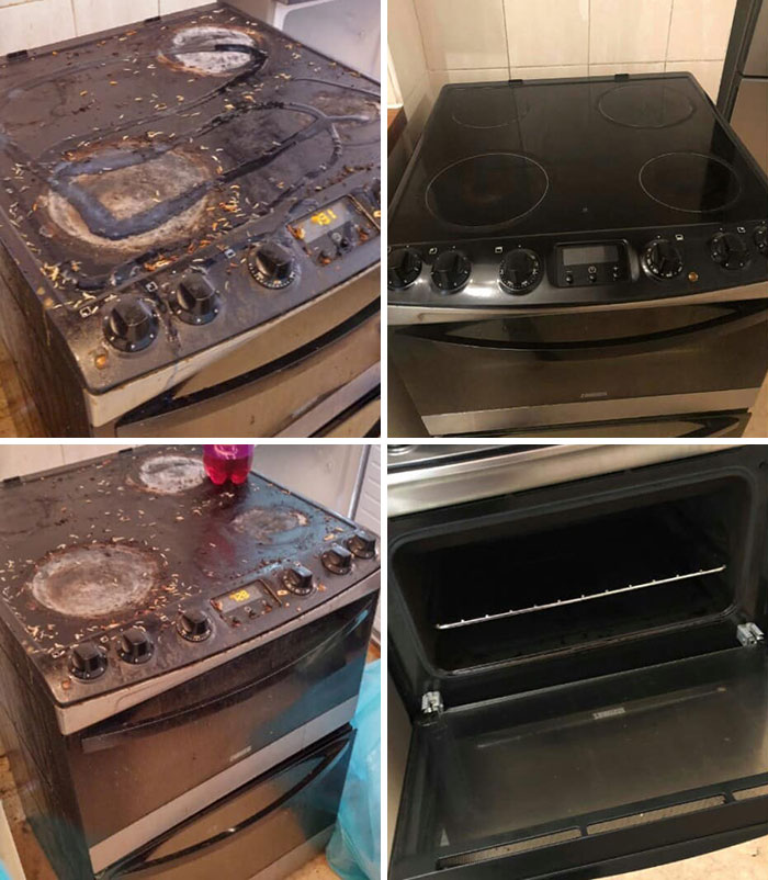 Progress Of Kitchen's Deep Cleaning