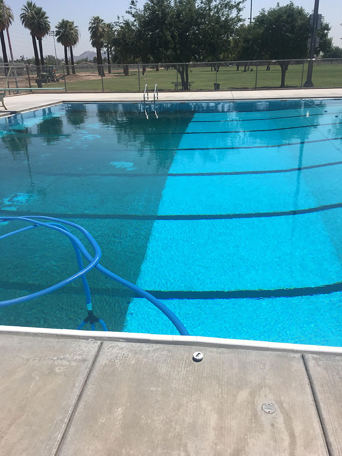 This Pool Cleanup After A Haboob