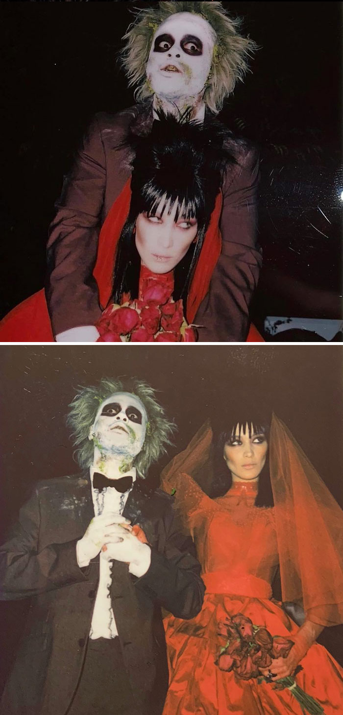 The Weeknd And Bella Hadid As Beetlejuice And Lydia