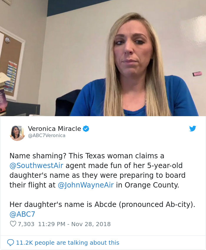 Mom Accuses Southwest Airlines For Name-Shaming Her 5 Year Old, Internet Name-Shames Her Even More