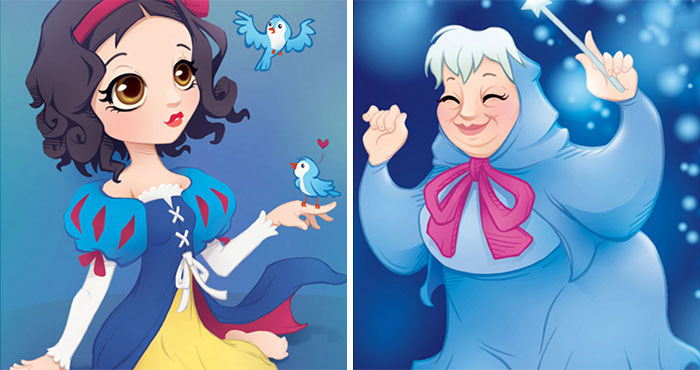 Artist Reimagines Our Favorite Disney Ladies In Her Own Style