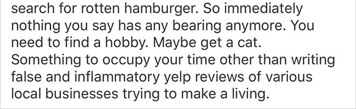 Customer Leaves Negative Yelp Review After 'Finding' Maggot In Food, Gets Destroyed By Restaurant Employee