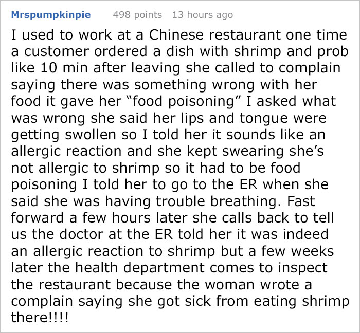 Customer Leaves Negative Yelp Review After 'Finding' Maggot In Food, Gets Destroyed By Restaurant Employee