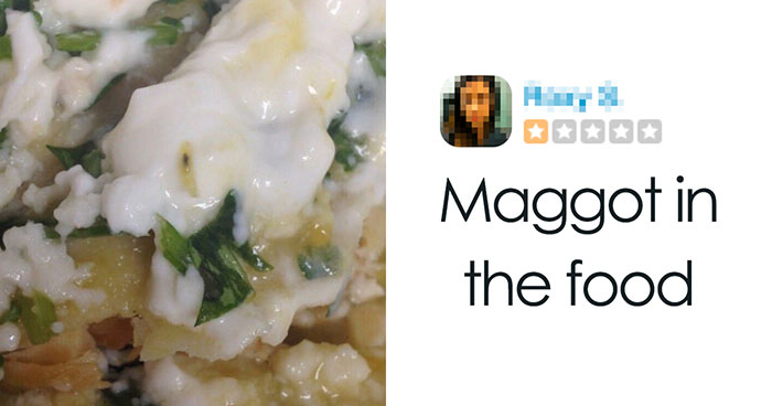 Customer Leaves Negative Yelp Review After ‘Finding’ Maggot In Food, Gets Destroyed By Restaurant Employee