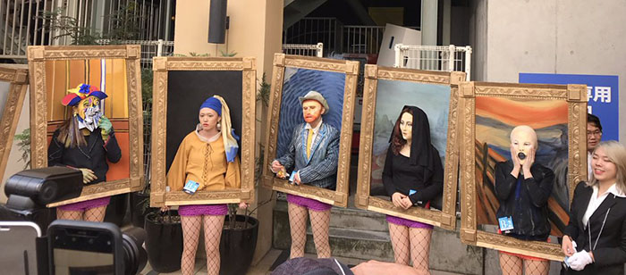 Japanese Art Students Turned Themselves Into Famous Paintings, Including The Biggest Fail Ever - Ecce Homo