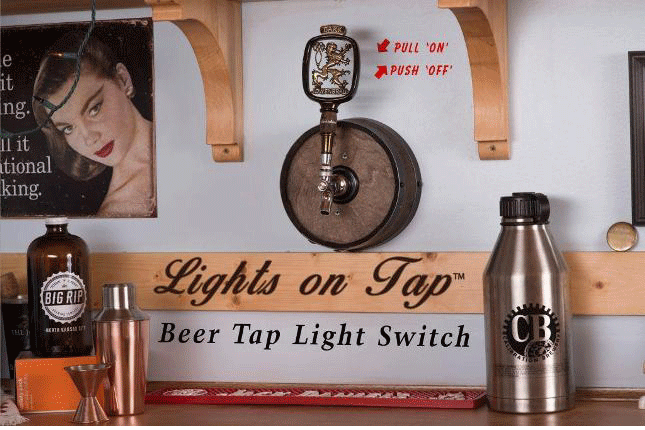Turn Your Lights On With A Beer Tap? Yes!!