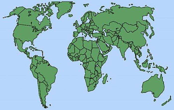 Fascinating: Countries Arranged By Geographical Location