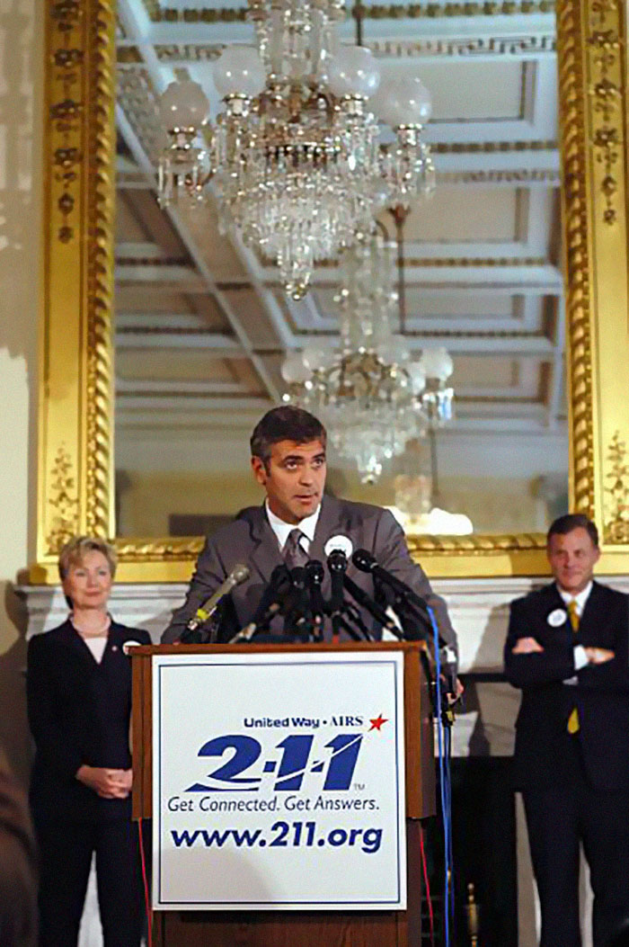 Following The 9/11 Attacks, Clooney Was A Primary Organizer On A Telethon That Featured Dozens Of Hollywood Stars  And Raised Us $129 Million For The United Way