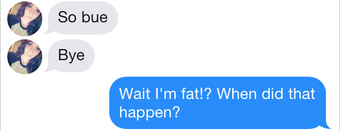 A Girl On Tinder Said This Guy Was Too Fat For Her, So He Shut Her Down