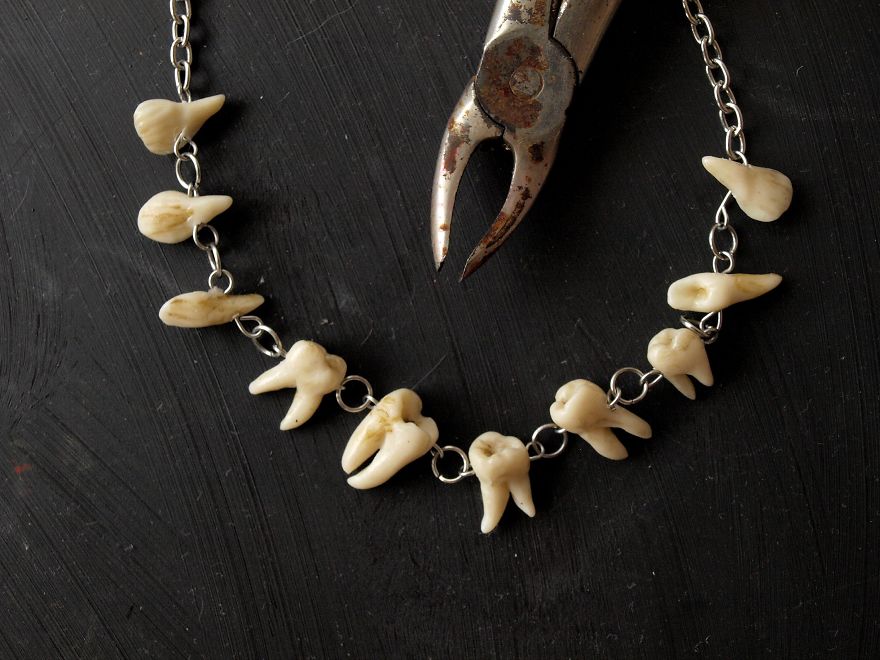I Create Jewelry, Which Is Looks Like It Was Made Of Real Human Parts.