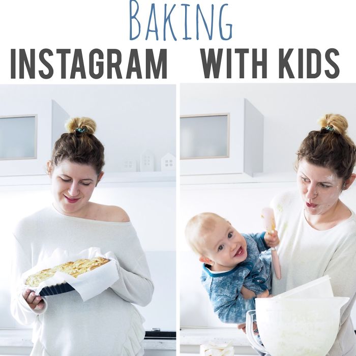 Instagram Vs. Reality - How A Mom Life Really Feels
