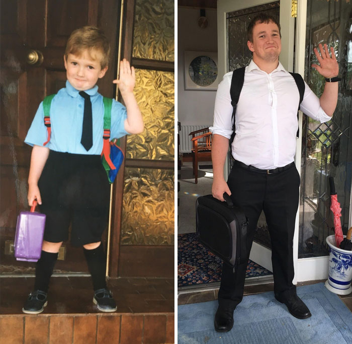 First Day Of Primary School Vs. Last Day Of Teacher Training