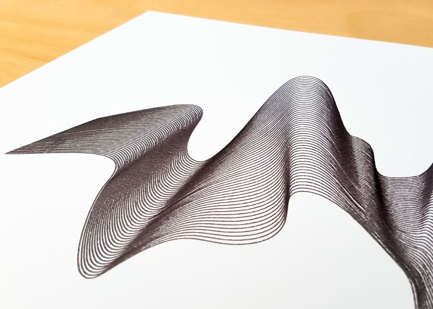 I Explore The Relationship Between Man And Machine With Mesmerizing Drawings