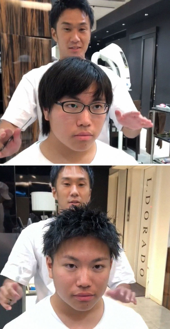 Japanese Barber Shows Just How Much Difference A Good Haircut Can Make