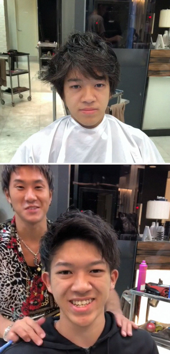 Japanese Barber Shows Just How Much Difference A Good Haircut Can Make
