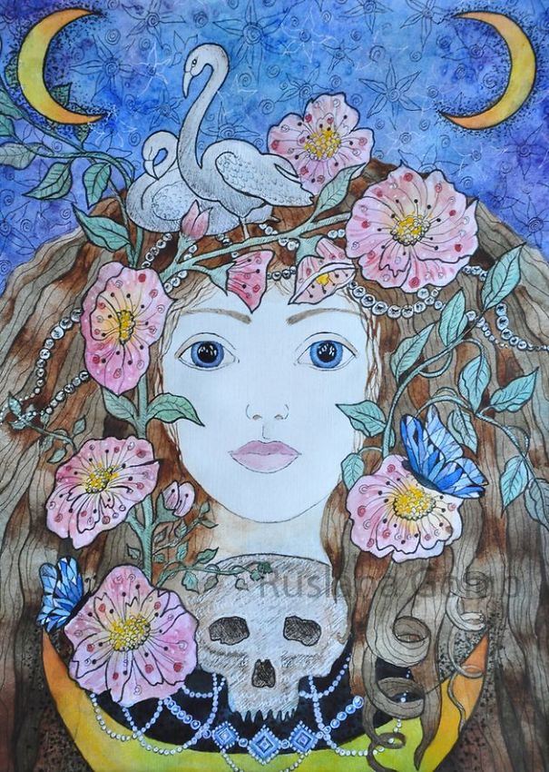 Spiritual Art. Watercolor Paintings By Ruslana Golub