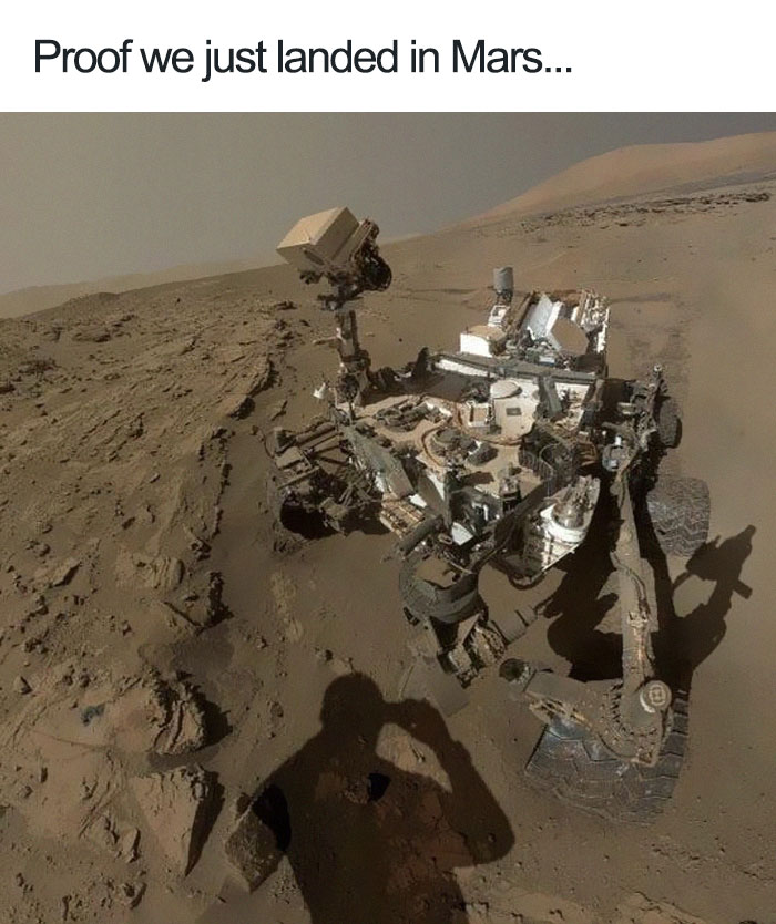 La prueba de que hemos aterrizado en Marte