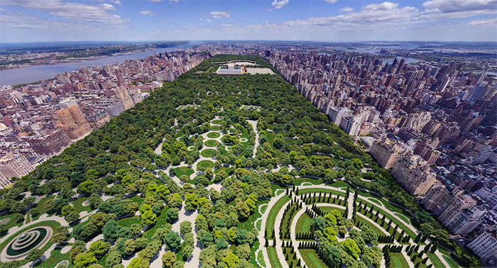 This Is How NYC Central Park Would Have Looked Based On A Rejected Design From 1858