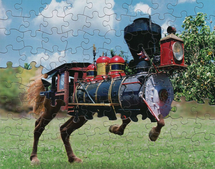 Artist Comes Up With Genius Way To Use Puzzles, Sells The Result For Up To $650