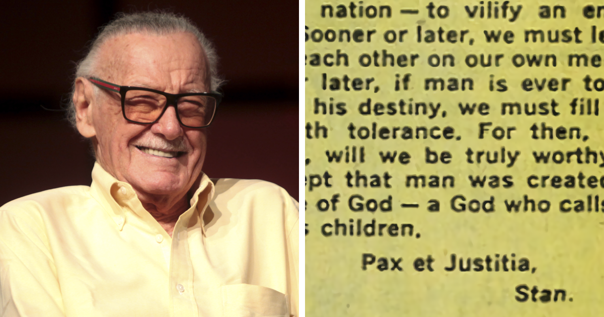 Marvel Co-Creator Stan Lee's Text About Racism From 1968 Explains What Kind  Of Person He Really Was | Bored Panda