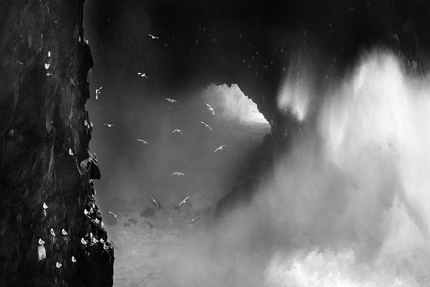 Ocean Fury, Iceland (Honorable Mention In General Monochrome Category)