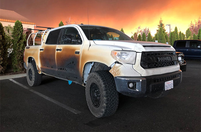 Nurse Posts How His Toyota Looks After He Saves Many Lives From Fire, Toyota Responds