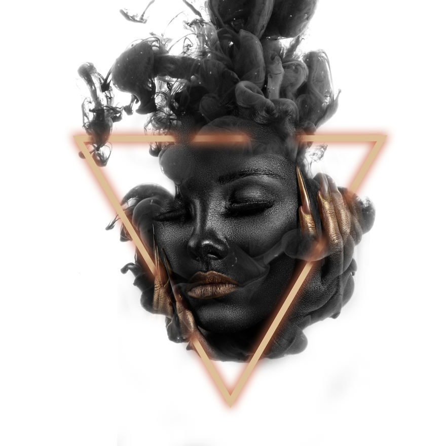 I Create Digital Artwork Using A Technique Called "Double Exposure" To Cope With Trauma In My Life