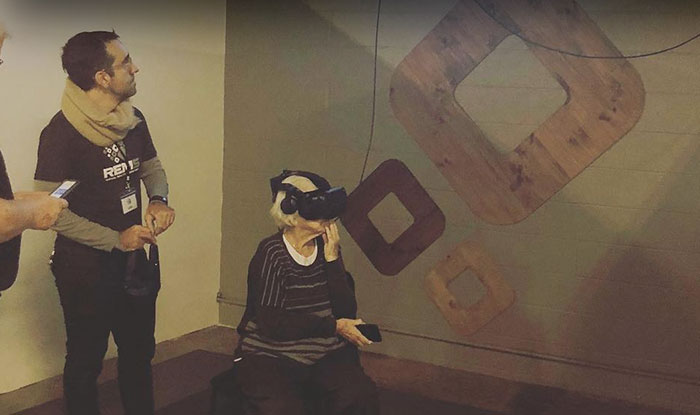 Visually Impaired 93-Year-Old Woman Tries VR For The First Time And The Experience Left Her Crying