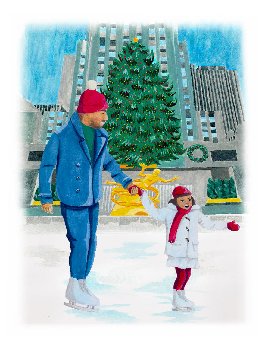 Just 7 Perfect Christmas Memories Illustrated In Watercolor