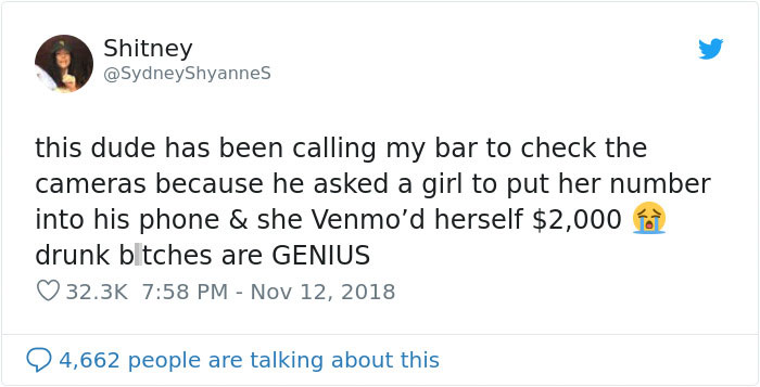 Internet Turns Story About Drunk Girl Stealing $2000 From Guy At Bar Into The Perfect Lesson On Rape Culture